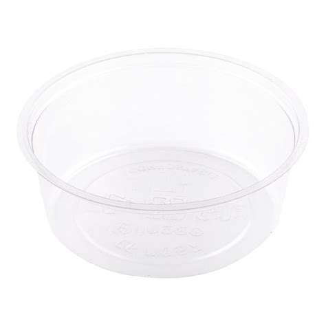 Basic Nature 2 Oz Clear PLA Plastic Portion Cup Compostable 2 3 4