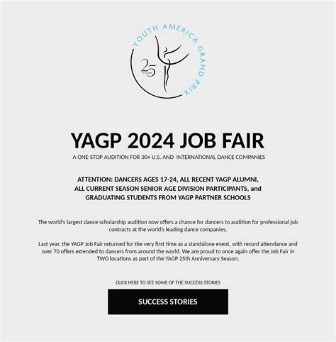 Yagp Job Fair Tickets Ivy Vivianna