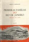 Livro Primeiras Fam Lias Do Rio De Janeiro Volumes Carlos G