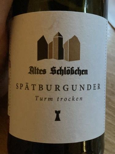 Altes Schlösschen Spätburgunder Turm Trocken Vivino US