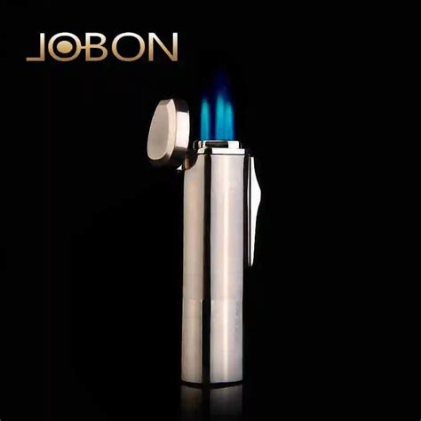 Jobon Smoking Set Windproof Triple Jet Torch Lighter Refillable Butane