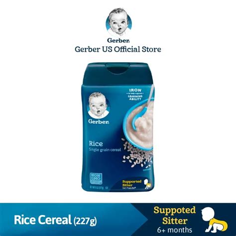 Gerber Single Grain Rice Cereal 227g Lazada Ph