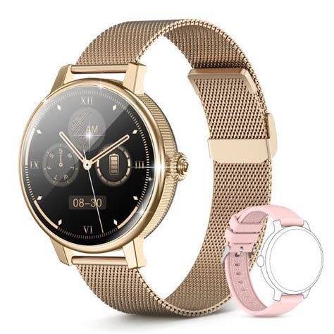 Montre Connectée Femme CHRONUS Bluetooth Smartwatch AMOLED Écran