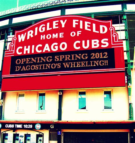 Wrigley Field Sign Photograph By Karl Haglund