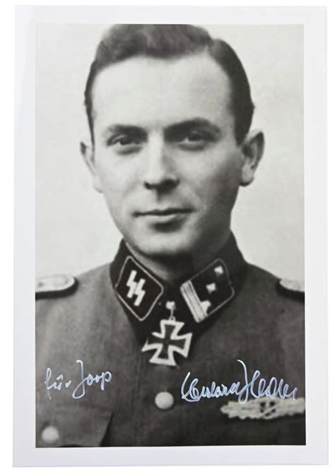 Worldwarcollectibles Postcard With Signature Of Waffen Ss Kc