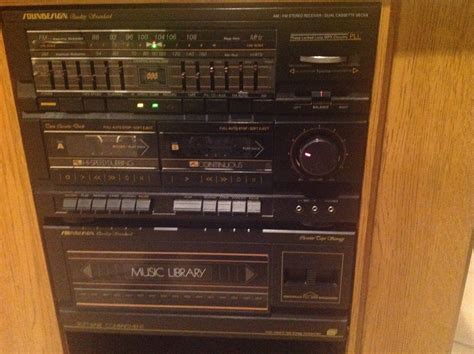 Vtg Rare Soundesign Model No 46c46m Am Fm Stereo Receiver Dual Cassette Deck Vintage Stereo