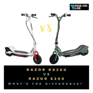 Razor RX200 vs E200 Electric Scooter: What’s the Difference? | Ride On Lab