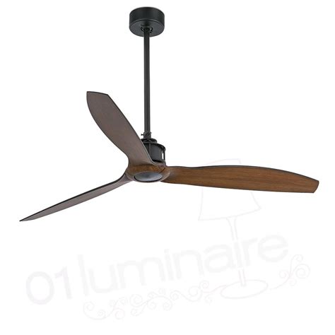 Ventilateur Plafond Just Fan Noir Bois Faro