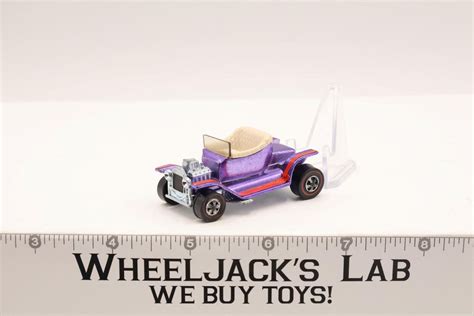 Hot Heap Purple 1968 Mattel Hot Wheels Vintage Redline RL W Button NICE Wheeljack S Lab