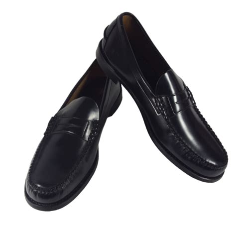 Sebago Mens Penny Loafers Shoes Black Leather Casual Slip On 16 D Ebay