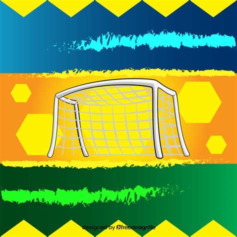 Soccer goal post vector free download