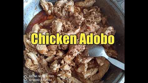 Chicken Fillet Adobo Youtube