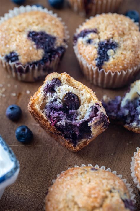 Healthy Blueberry Muffins