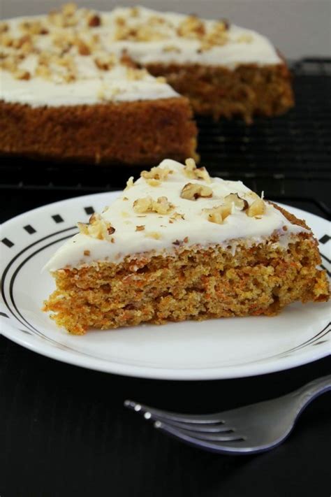 Eggless Carrot Cake Recipe Best Carrot Cake W Cream Cheese Frosting