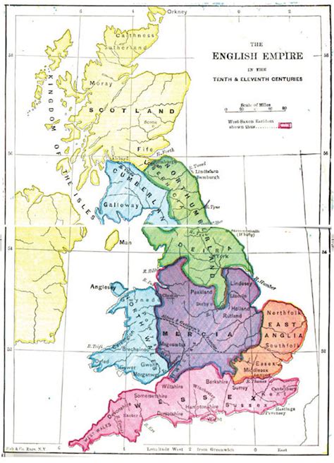 Last Kingdom Map Of England