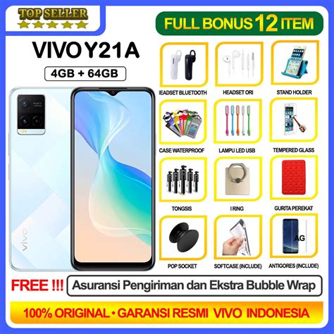 Jual VIVO Y21a Y21 Y22 4 64 GB RAM 4GB ROM 64GB GARANSI RESMI Shopee