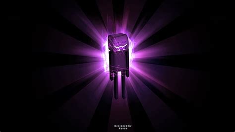 Enderman Face Wallpaper