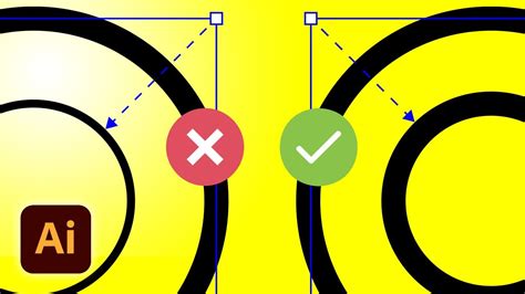 How To Fix Stroke Scaling In Illustrator Cc Youtube