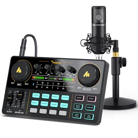 Buy Maonopodcast Equipment Bundle Maonocaster Lite Audio Interface All