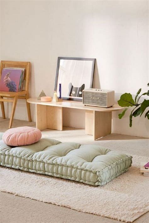 Almofada Futon Como Fazer 52 Ideias Confortáveis para se Inspirar