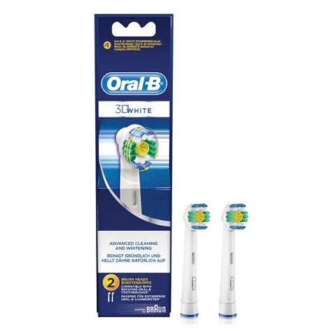 brosses à dents électriques ORAL B BROSSETTES 3D WHITE X2 EB18A