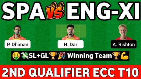 Spa Vs Eng Xi Dream11 Prediction Spa Vs Eng Xi Dream11 Spain Vs