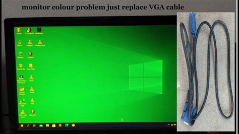 Computer Monitor Display Colour Problem Troubleshooting YouTube