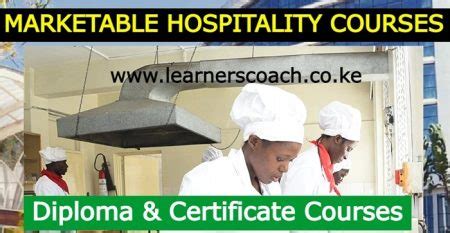 Top Marketable Hospitality Courses In Kenya Learners Coach