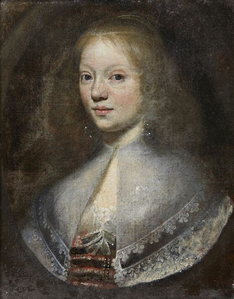 Flemish School 17th Century Portrait Of A Noblewoman Mutualart