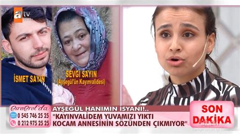 Esra Erolda Akılalmaz Olay Kayınvalidem Beni üç Harflilerle