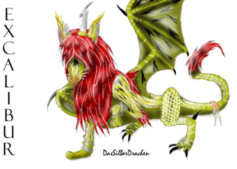 Excalibur: Lion-Dragon Hybrid by DasSilberDrachen on DeviantArt