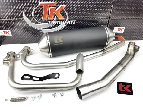 Turbo Kit 2 In 1 Sport Auspuff Hyosung GT N E3 NE R E3 RF Naked 125 4T