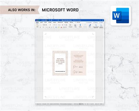 Editable Hang Tag Template Clothing Hang Tag Printable Shirt Label ... 