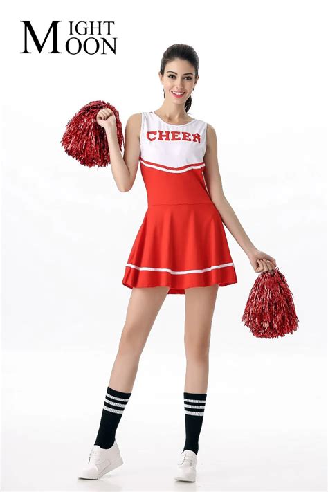 Moonight High School Girl Uniform Glee Cheerleader Dress Fancy Costume Cheerleader Outfit 6