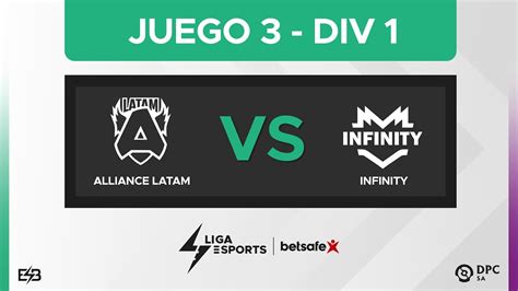 Infinity Vs Alliance Latam Juego Dpc Sa Spring Tour Divisi N I