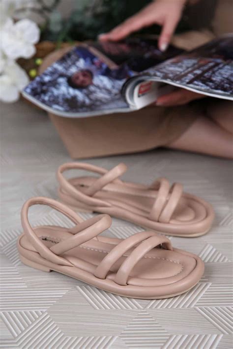 Kadın 2 Biyeli Sandalet NUDE
