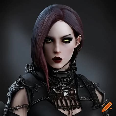 Gothic Female Rogue Character On Craiyon