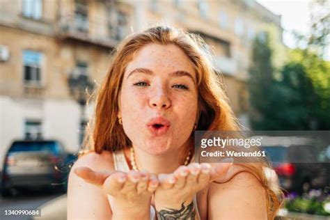 Blowing A Kiss Photos And Premium High Res Pictures Getty Images