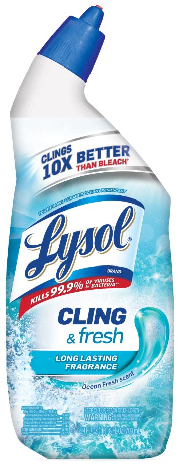 Smartlabel Lysol® Lysol® Cling And Fresh Toilet Bowl Cleaner Ocean