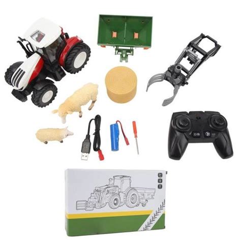 Vgeby Tracteur Rc En Ghz Interf Rence Jouet Tracteur De