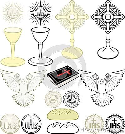 Symbols Of Christianity Vector Illustration | CartoonDealer.com #26826534