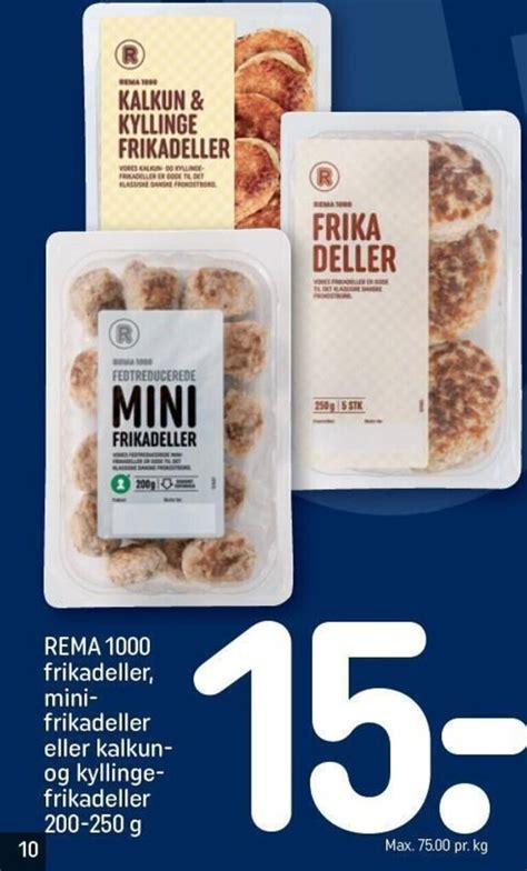 Rema Frikadeller Mini Frikadeller Eller Kalkun Og Kyllinge