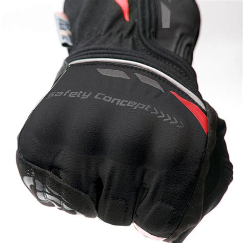 Guantes Garibaldi Safety Primaloft Negro Rojo Accesorios Y Recambio