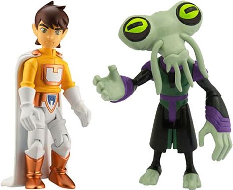 Ben 10 DVD Series Azmuth Galactic Enforcer Ben Action Figure 2-Pack Bandai America - ToyWiz