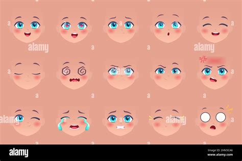 anime happy expressions