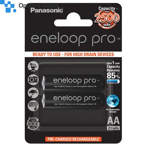 2 X Acumulator R6 Panasonic Eneloop Pro BK 3HCDE 2BE