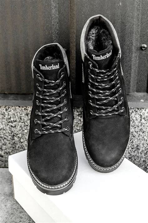Мужские зимние ботинки Timberland мех Украина