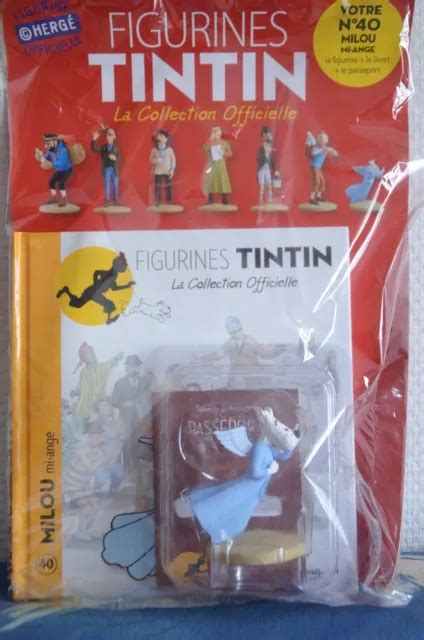 Figurine Tintin Collection Officielle N Milou Mi Ange Emballage D