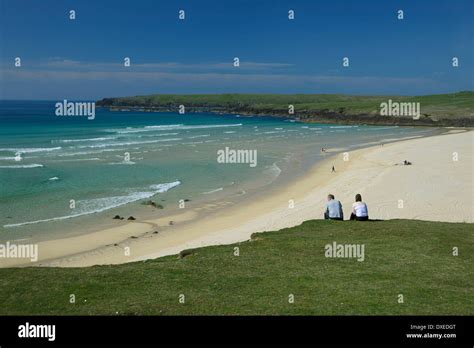 Beach Near Butt Of Lewis Isle Of Lewis Stock Photo Alamy