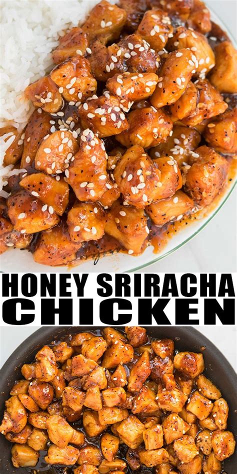 Honey Sriracha Chicken Recipe Quick Easy Healthy Made In One Pan Or